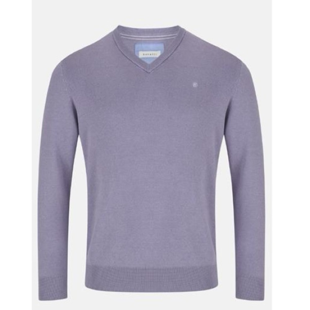 Benetti Cotton V-Neck Sweater Size XL NWT